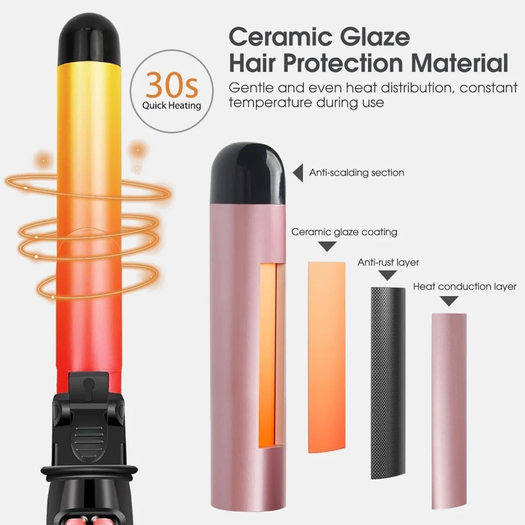 Pro Auto Rotating Curling Iron | Dual-Direction