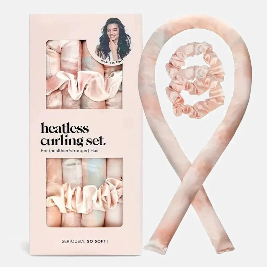 Satin Heatless Hair Curler Set