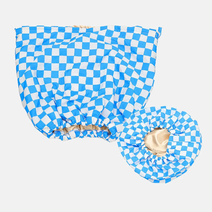 Women’s Luxury Waterproof Shower Cap with Satin Lining