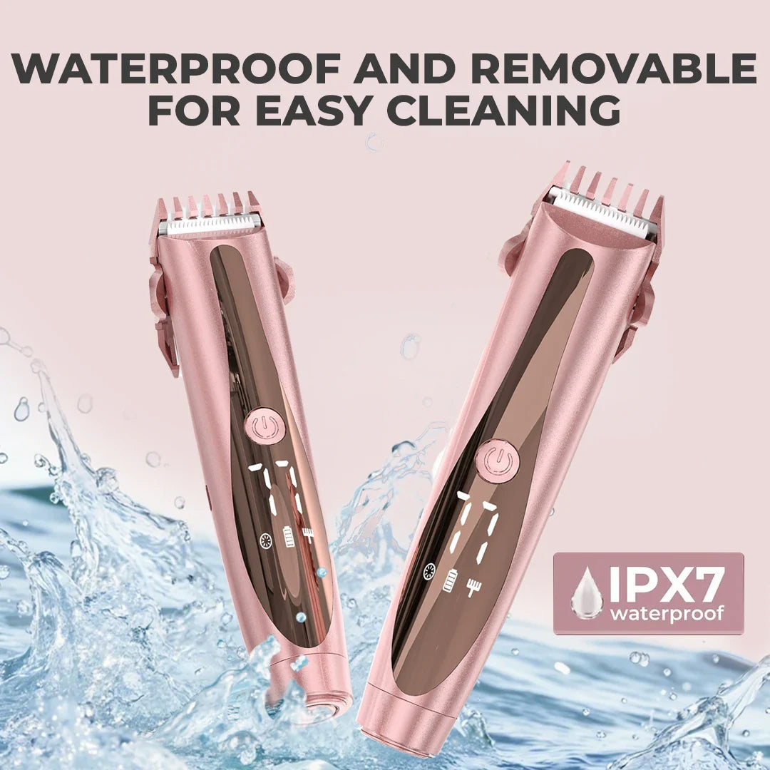 2-in-1 PRO Dual-Head Hair Trimmer with LED Battery Display