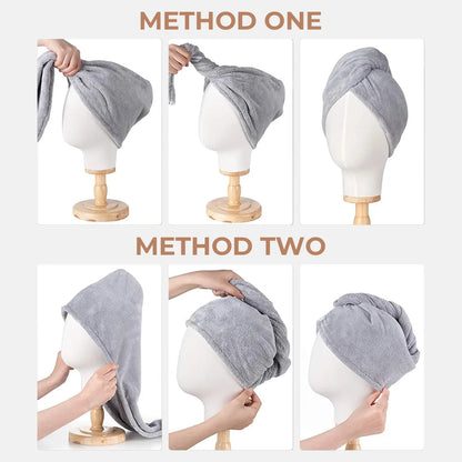 Drying Hair Wrap Towels