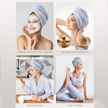 Drying Hair Wrap Towels