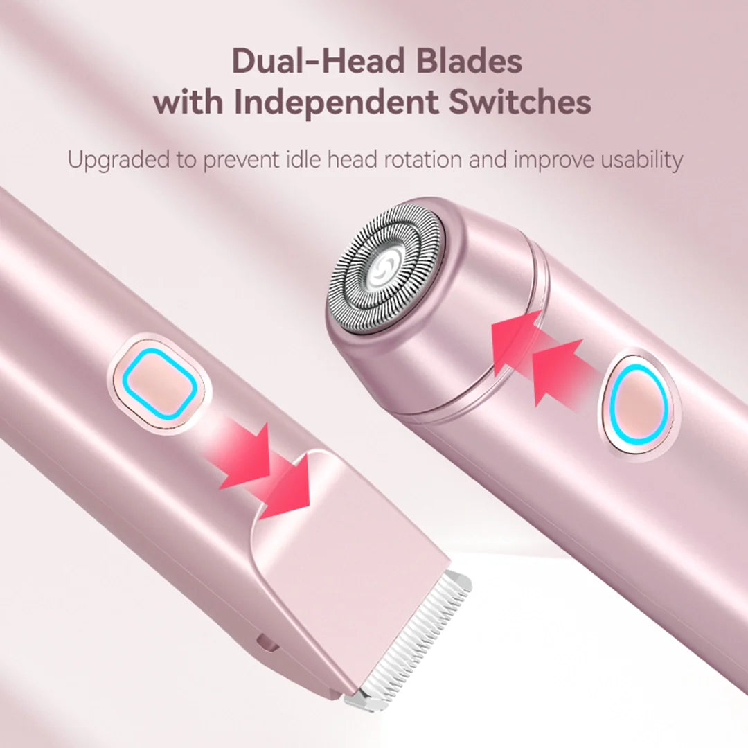2-in-1 PRO Dual-Head Painless Hair Trimmer
