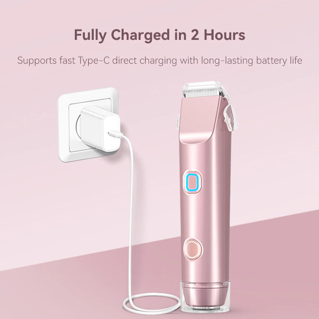 2-in-1 PRO Dual-Head Painless Hair Trimmer