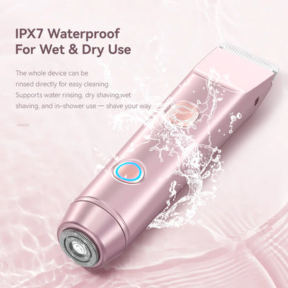 2-in-1 PRO Dual-Head Painless Hair Trimmer