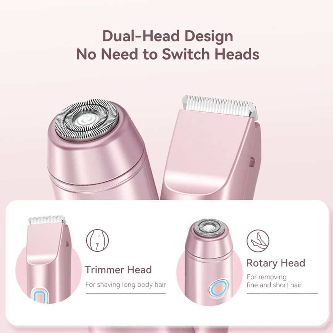 2-in-1 PRO Dual-Head Painless Hair Trimmer