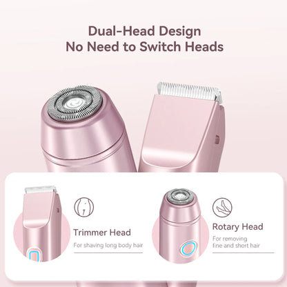 2-in-1 PRO Dual-Head Painless Hair Trimmer