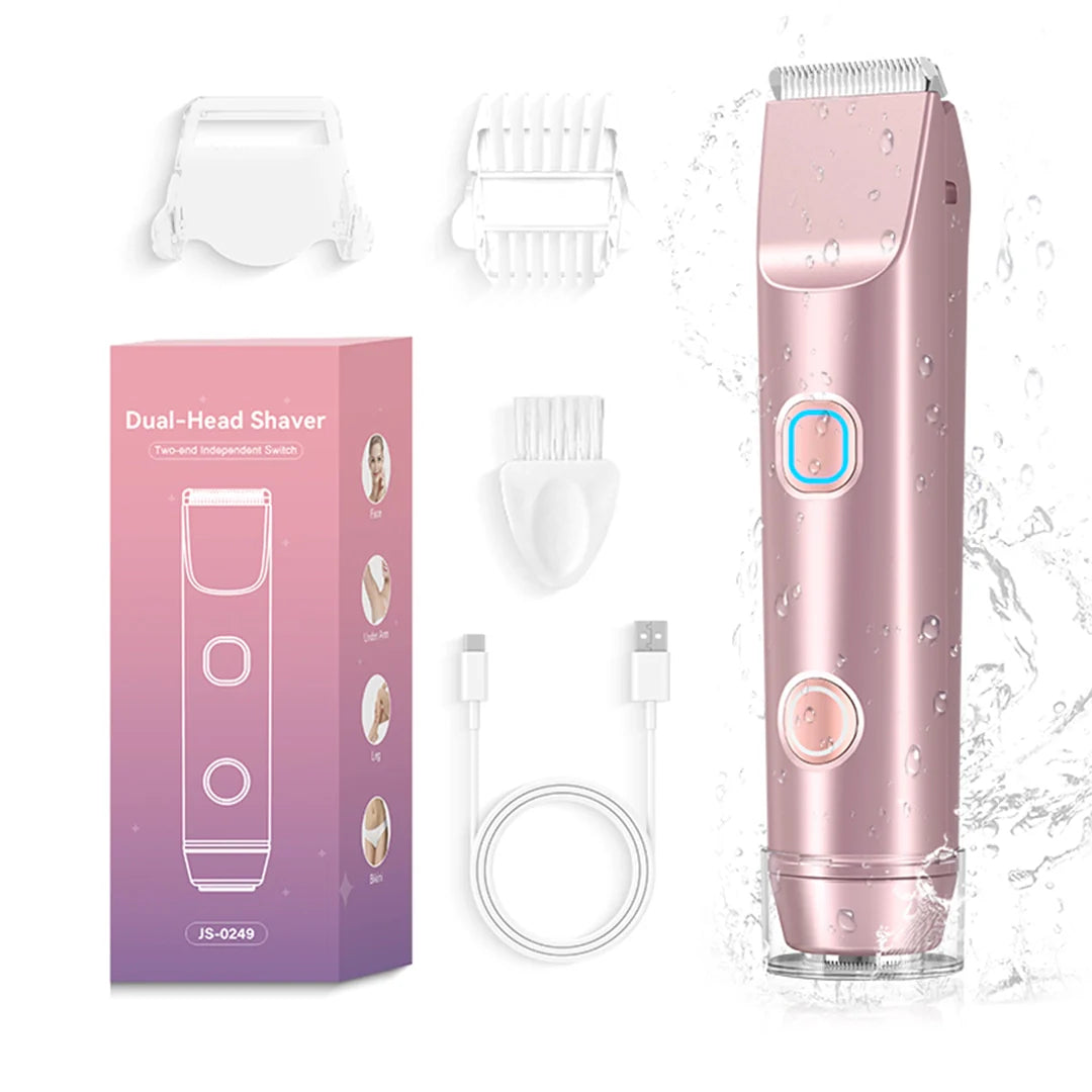 2-in-1 PRO Dual-Head Painless Hair Trimmer