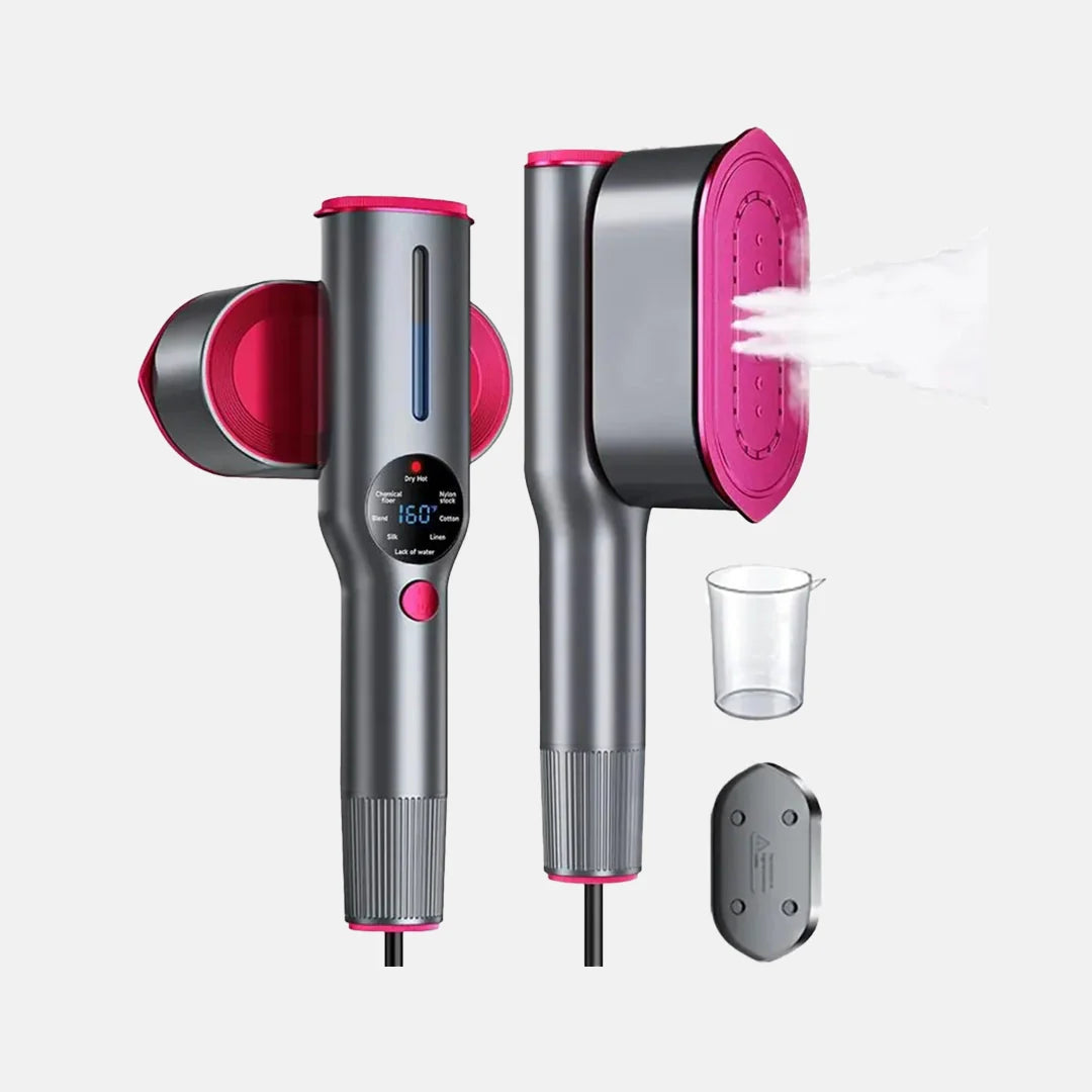 2-in-1 Steamer & Iron – Portable, Fast Heat-Up, Travel Size
