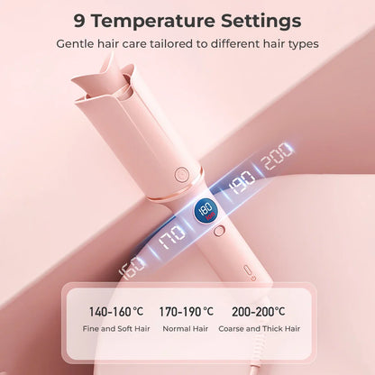 Smart Auto-Sensing Curling Iron with Ionic & Keratin Care