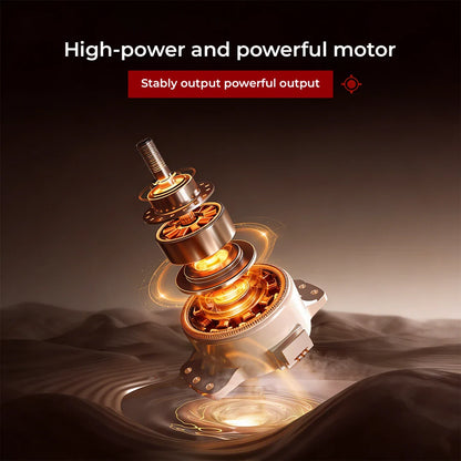 Adjustable Deep Tissue Massage Gun with 16 Heads, 30 Speeds & Red Light Therapy