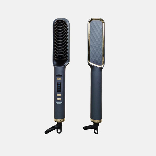 2-in-1 Sleek Sweep lonic Hair Straightener Brush