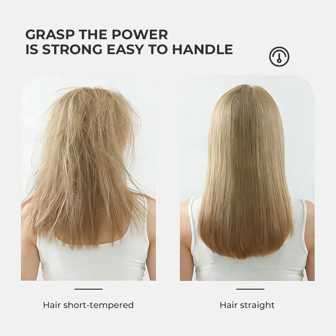 2-in-1 Sleek Sweep lonic Hair Straightener Brush