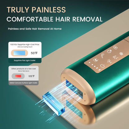 Sapphire Ice Cooling IPL Hair Removal Device